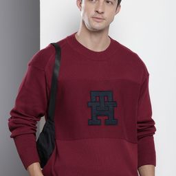Tommy Hilfiger Knitted Applique Detail Pure Cotton Sweatshirt-picture-29