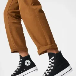 Converse Women's CTAS PLATFORM Black Sneakers-picture-12