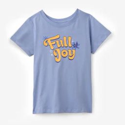 The Souled Store Blue Cotton Regular Fit Graphic Casual Tops Tees-image-115
