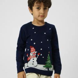 Nauti Nati Boys Black Jacquard Regular Fit Sweatshirt-picture-20