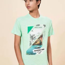 Coolsters by Pantaloons Kids Green Cotton Printed T-Shirt-picture-15