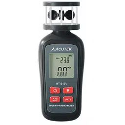 Acutek Cup Type Anemometer 0.7 to 30 m/s; 2.5 to 108 km/h; 1.5 to 67 mph; 1.3 to 58.3 knots, MT-915 V-39