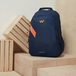 Wildcraft Jet Plus 1 Blue Polyester Color Block Laptop Backpack - 25 Ltrs-image-81