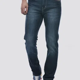 Numero Uno Men Slim Fit Mid Rise Light Fade Stretchable Jeans-image-44