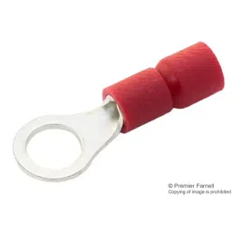 MULTICOMP PRO Ring Crimp Terminals CRIMP TERMINAL, RING, 5MM, RED, PK100, RVE1-5 (Pack of 100)-image-98
