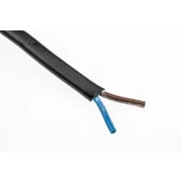 RS PRO 2 Core Power Cable 100 m 0.5 mm² Black 300 V, 491829-image-91