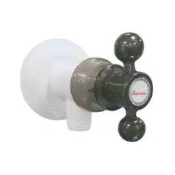 SUPREME Right Angle Stop Tap Quarter Turn Plastic Wall Mount, 'O' Black-image-40