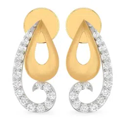 PC Jeweller Darrick 22 kt Gold Earrings-image-6
