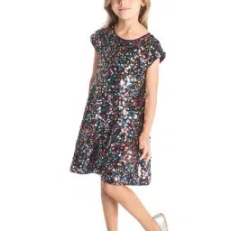 Cherry Crumble By Nitt Hyman Kids Multicolor Embellished Dress-image-44