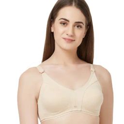 Soie Beige Non Wired Non Padded T-Shirt Bra-picture-12