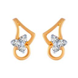 P.C. Chandra Jewellers 18 kt Gold & Diamond Earrings-picture-14