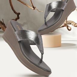 Colo Wedge Solid Open Back Sandals-15