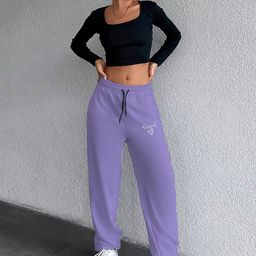 TABADTOD Women Striped Relaxed Loose Fit Easy Wash Trousers-image-42