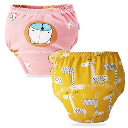 Bembika Babies Cotton Potty Training Pants Printed Design Pack 2 M Size - Multicolor-picture-12