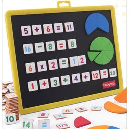 Babyhug Magnetic Number Fun Puzzle Set Multicolor - 144 Pieces-24