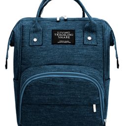 Bembika Diaper Bags For Mom And Dad Kids Diaper Bags For Travel Backpack - Textured Blue-image-13