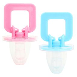 Joy Buzz Full Silicone Orthodontic Soother With Cover Pack Of 2-Blue & Pink-10