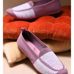 Shoetopia Textured Ballerinas - Peach-image-3