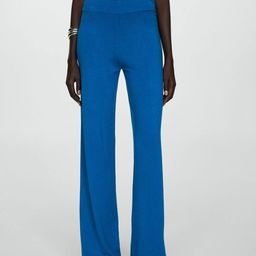 MANGO Women Wide-Leg Trousers-image-60