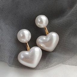 DressBerry Heart Shaped Drop Earrings-27