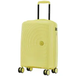 Nasher Miles Seattle Yellow 8 Wheels Small Hard Cabin Trolley Bag-image-12