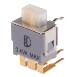 RS PRO IP67 PCB Slide Switch DPDT Latching 400 mA at the rate of 20 V Side, 7347356P-1