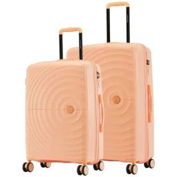 Nasher Miles Seattle Peach 8 Wheels Large Hard Cabin Trolley Bag Set of 2-image-20