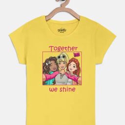 Barbie Printed Tshirt For Kids Girls-image-29
