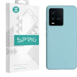 Sprig Liquid Silicone Back Cover for IQOO 9T 5G (Green)-image-80