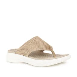 CL Sports by Carlton London Women's Beige Thong Sandals-picture-41