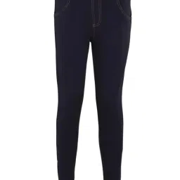Jockey Kids Navy Solid Leggings-picture-43