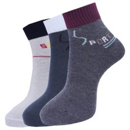Dollar Multi Cotton Free Size Printed Socks - Pack of 3-image-19