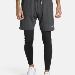 Puma Cloudspun Charcoal Regular Fit Shorts-image-19