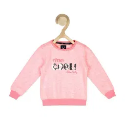 Allen Solly Junior Pink Sequence Full Sleeves Sweatshirt-image-15