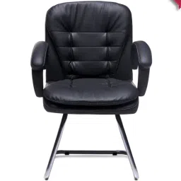 Adiko Systems Black Elegant Cantilever Chair-60