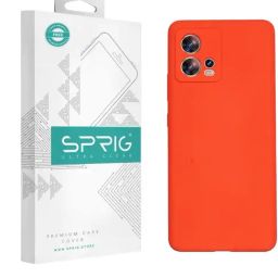 Sprig Liquid Silicone Back Cover for MOTOROLA EDGE 30 FUSION (Orange)-image-19