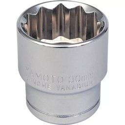 Yamoto 12.7 mm (1/2 Inch) Square Drive Bi-Hex Socket Size - 18 mm-26