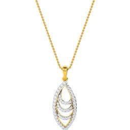 Kisna Diamond & Gold Jewellery 14k Mara Diamond Pendant-image-28
