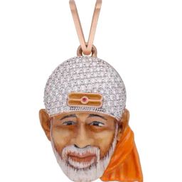 crash.club By CKC 18k Gold & Diamond Divine Sai Baba Pendant-image-63