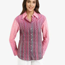 RAREISM Multi Cotton Blend Printed Long Sleeves Shirt-image-50
