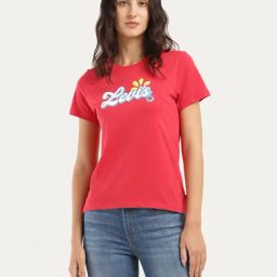 Levi's Red Logo Print T-Shirt-image-78