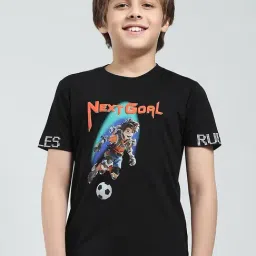 Monte Carlo Boys Black Printed T-Shirt-picture-28
