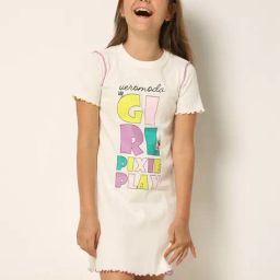 VERO MODA GIRL Kids White Printed Dress-image-36