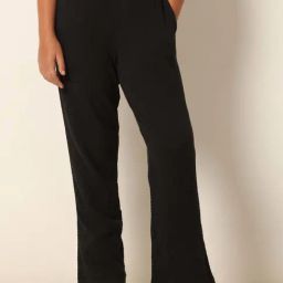 VERO MODA GIRL Anthracite Black Bootcut Fit Pants-image-96