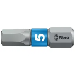 WERA HEX BIT, SIZE 5MM X 25MM, 05056685001-77