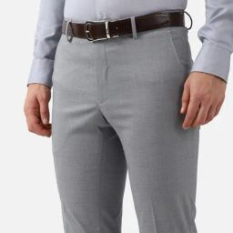 Louis Philippe Brown Leather Solid Reversible Belt-image-100