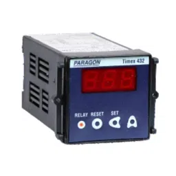 Paragon Digital Preset Timer Programmable 3 Digit, 2CO Function and 48 x 48 x 92 mm Size, Timex-432-26