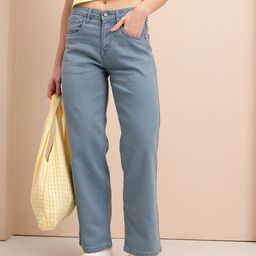Mast & Harbour Women Regular Fit High-Rise Stretchable Jeans-picture-33