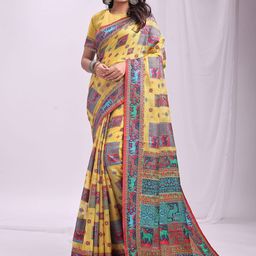 Astita Ethnic Motifs Woven Design Saree-image-29