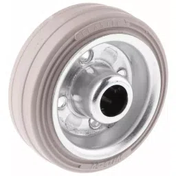 LAG Black, Grey Rubber Non-Marking, Quiet Operation, Shock Absorbing Trolley Wheel, 60 Kg, 12054G-image-62